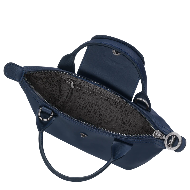 Longchamp Le Pliage Xtra XS Handbag Navy - Leather 7 Longchamp Le Pliage Xtra XS Handbag Navy - Leather - Image 5