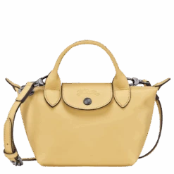 Longchamp Le Pliage Xtra XS Handbag Wheat - Leather