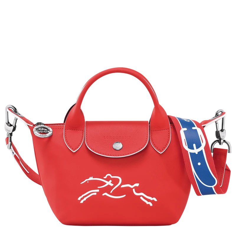 Longchamp Le Pliage Xtra XS Handbag Red - Leather 3 Longchamp Le Pliage Xtra XS Handbag Red - Leather