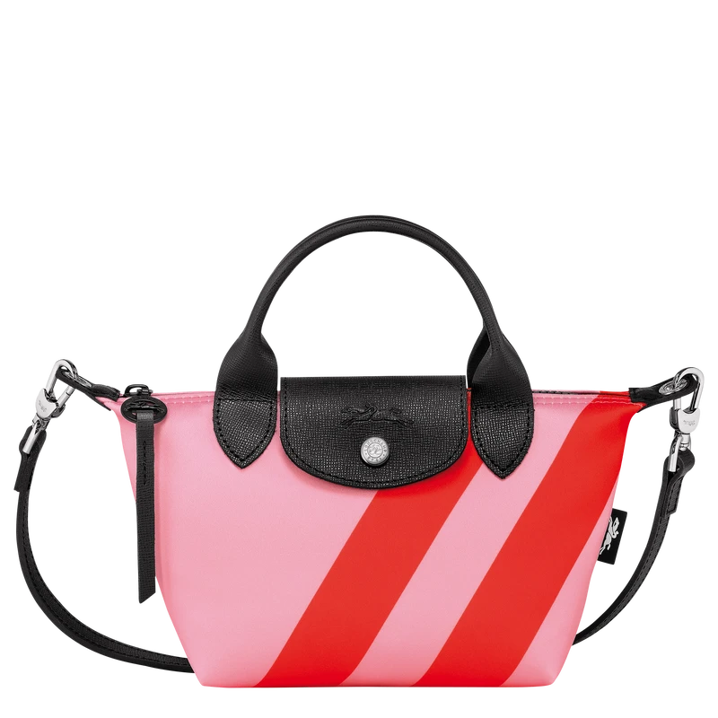 Longchamp Le Pliage Collection XS Handbag Pink/Orange - Canvas 3 Longchamp Le Pliage Collection XS Handbag Pink/Orange - Canvas