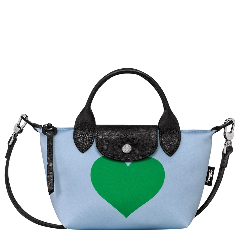 Longchamp Le Pliage Collection XS Handbag Sky Blue/Lawn - Canvas 3 Longchamp Le Pliage Collection XS Handbag Sky Blue/Lawn - Canvas
