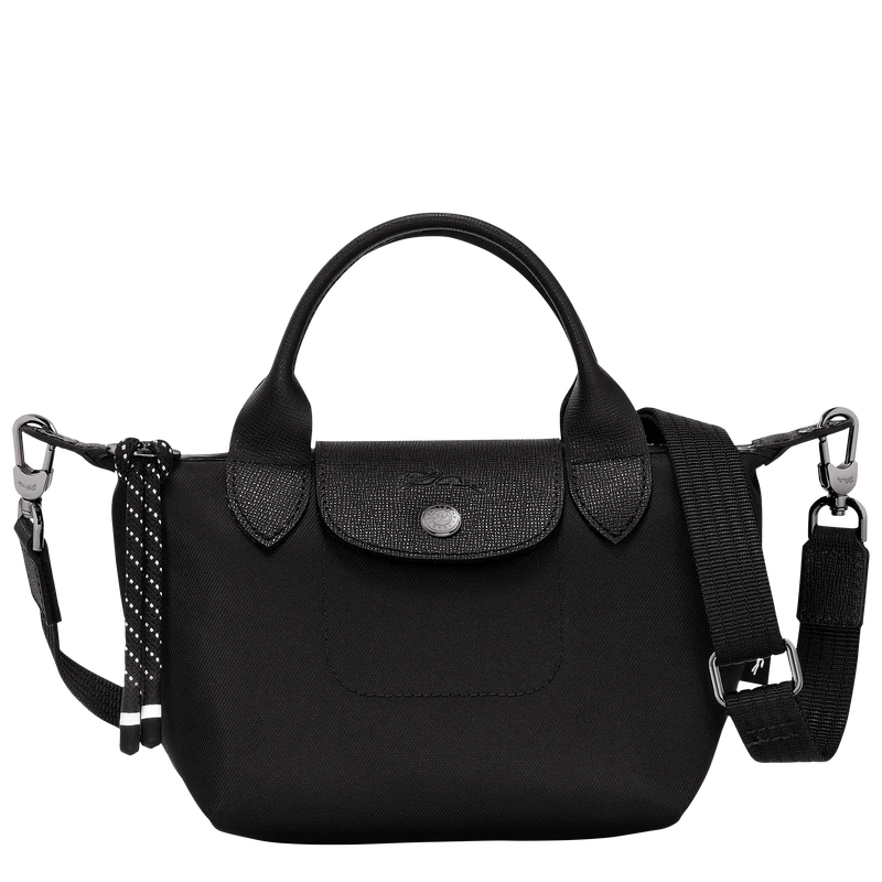 Longchamp Le Pliage Energy XS Handbag Black - Recycled Canvas 3 Longchamp Le Pliage Energy XS Handbag Black - Recycled Canvas