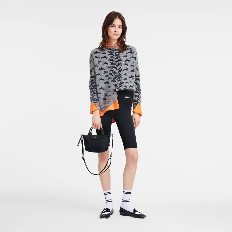 Longchamp Le Pliage Energy XS Handbag Black - Recycled Canvas 4 Longchamp Le Pliage Energy XS Handbag Black - Recycled Canvas - Image 2