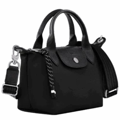 Longchamp Le Pliage Energy XS Handbag Black - Recycled Canvas 8 Longchamp Le Pliage Energy XS Handbag Black - Recycled Canvas -Longchamp L1500HSR001 2