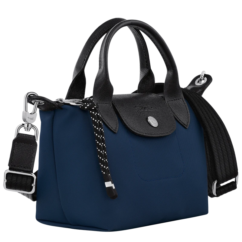 Longchamp Le Pliage Energy XS Handbag Navy - Recycled Canvas 5 Longchamp Le Pliage Energy XS Handbag Navy - Recycled Canvas - Image 3