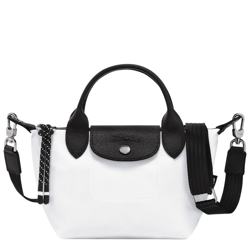 Longchamp Le Pliage Energy XS Handbag White - Recycled Canvas 3 Longchamp Le Pliage Energy XS Handbag White - Recycled Canvas
