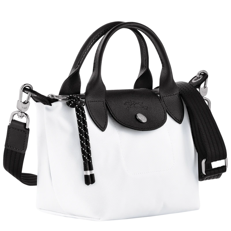 Longchamp Le Pliage Energy XS Handbag White - Recycled Canvas 5 Longchamp Le Pliage Energy XS Handbag White - Recycled Canvas - Image 3