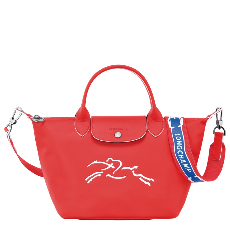 Longchamp Le Pliage Xtra S Handbag Red - Leather 3 Longchamp Le Pliage Xtra S Handbag Red - Leather