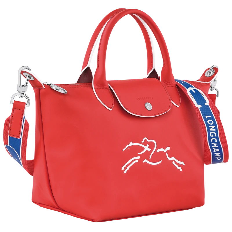 Longchamp Le Pliage Xtra S Handbag Red - Leather 5 Longchamp Le Pliage Xtra S Handbag Red - Leather - Image 3