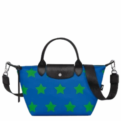 Longchamp Le Pliage Collection S Handbag Cobalt/Lawn - Canvas