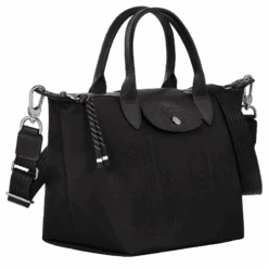 Longchamp Le Pliage Energy S Handbag Black - Recycled Canvas 8 Longchamp Le Pliage Energy S Handbag Black - Recycled Canvas -Longchamp L1512HSR001 2