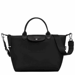 Longchamp Le Pliage Energy L Handbag Black - Recycled Canvas