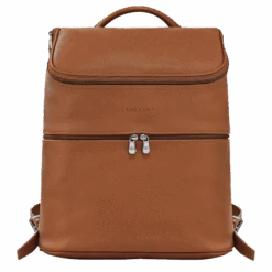 Longchamp Le Foulonné Backpack Caramel - Leather