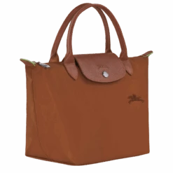 Longchamp Le Pliage Green S Handbag Cognac - Recycled Canvas -Longchamp L1621919504 2