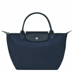 Longchamp Le Pliage Green S Handbag Navy - Recycled Canvas