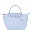 Longchamp Le Pliage Green S Handbag Sky Blue - Recycled Canvas
