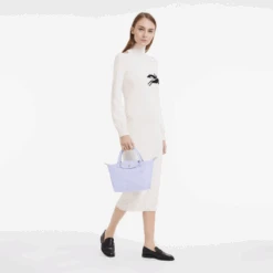 Longchamp Le Pliage Green S Handbag Sky Blue - Recycled Canvas 9 Longchamp Le Pliage Green S Handbag Sky Blue - Recycled Canvas -Longchamp L1621919P79 1