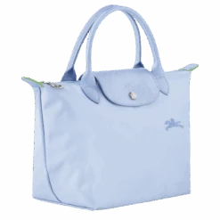 Longchamp Le Pliage Green S Handbag Sky Blue - Recycled Canvas 10 Longchamp Le Pliage Green S Handbag Sky Blue - Recycled Canvas -Longchamp L1621919P79 2
