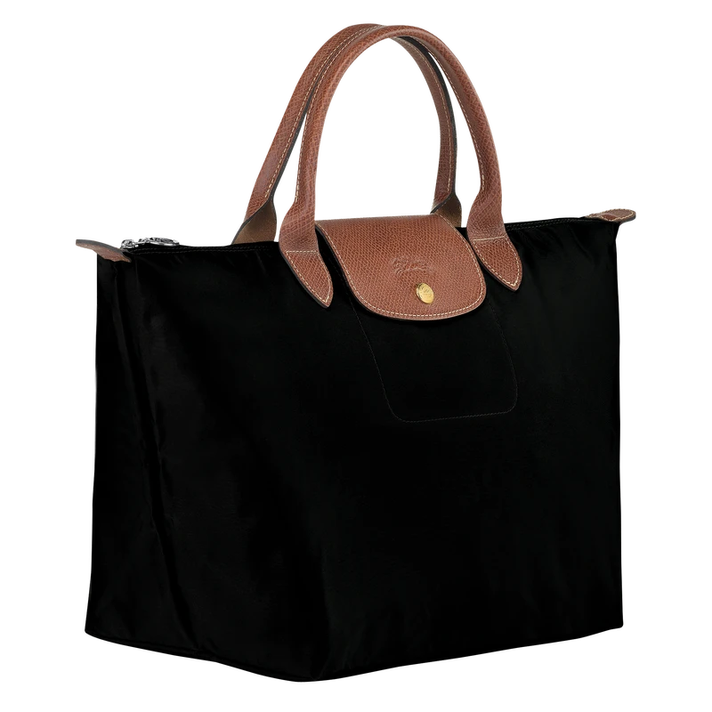 Longchamp Le Pliage Original M Handbag Black - Recycled Canvas 5 Longchamp Le Pliage Original M Handbag Black - Recycled Canvas - Image 3