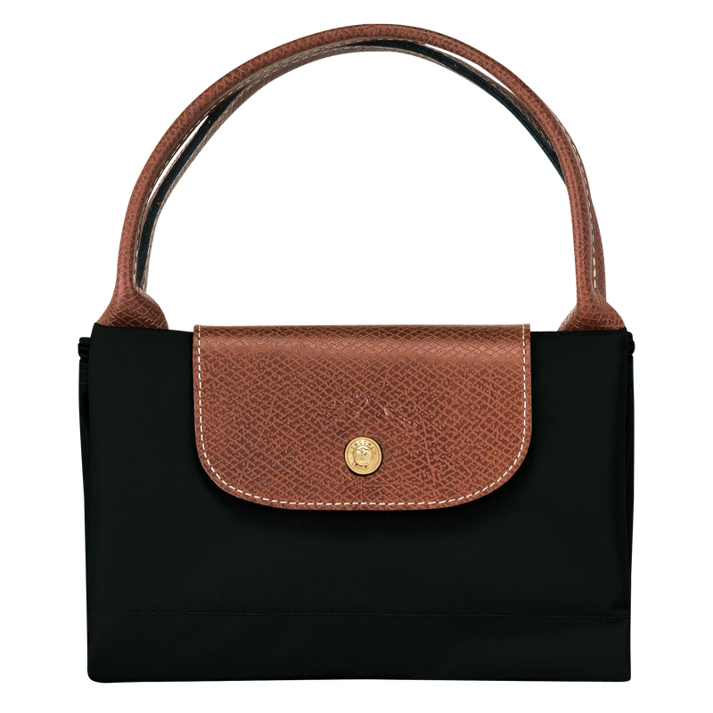 Longchamp Le Pliage Original M Handbag Black - Recycled Canvas 7 Longchamp Le Pliage Original M Handbag Black - Recycled Canvas - Image 5