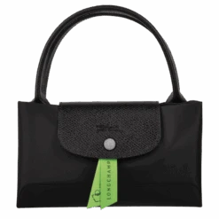 Longchamp Le Pliage Green M Handbag Black - Recycled Canvas -Longchamp L1623919001 7