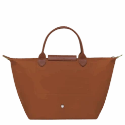 Longchamp Le Pliage Green M Handbag Cognac - Recycled Canvas 11 Longchamp Le Pliage Green M Handbag Cognac - Recycled Canvas -Longchamp L1623919504 3