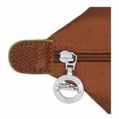 Longchamp Le Pliage Green M Handbag Cognac - Recycled Canvas 12 Longchamp Le Pliage Green M Handbag Cognac - Recycled Canvas -Longchamp L1623919504 6