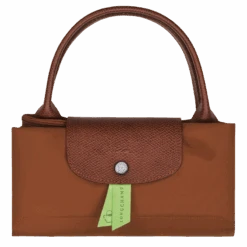 Longchamp Le Pliage Green M Handbag Cognac - Recycled Canvas 13 Longchamp Le Pliage Green M Handbag Cognac - Recycled Canvas -Longchamp L1623919504 7