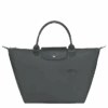 Longchamp Le Pliage Green M Handbag Graphite - Recycled Canvas 2 Longchamp Le Pliage Green M Handbag Graphite - Recycled Canvas -Longchamp L1623919P66 0