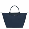 Longchamp Le Pliage Green M Handbag Navy - Recycled Canvas 2 Longchamp Le Pliage Green M Handbag Navy - Recycled Canvas -Longchamp L1623919P68 0