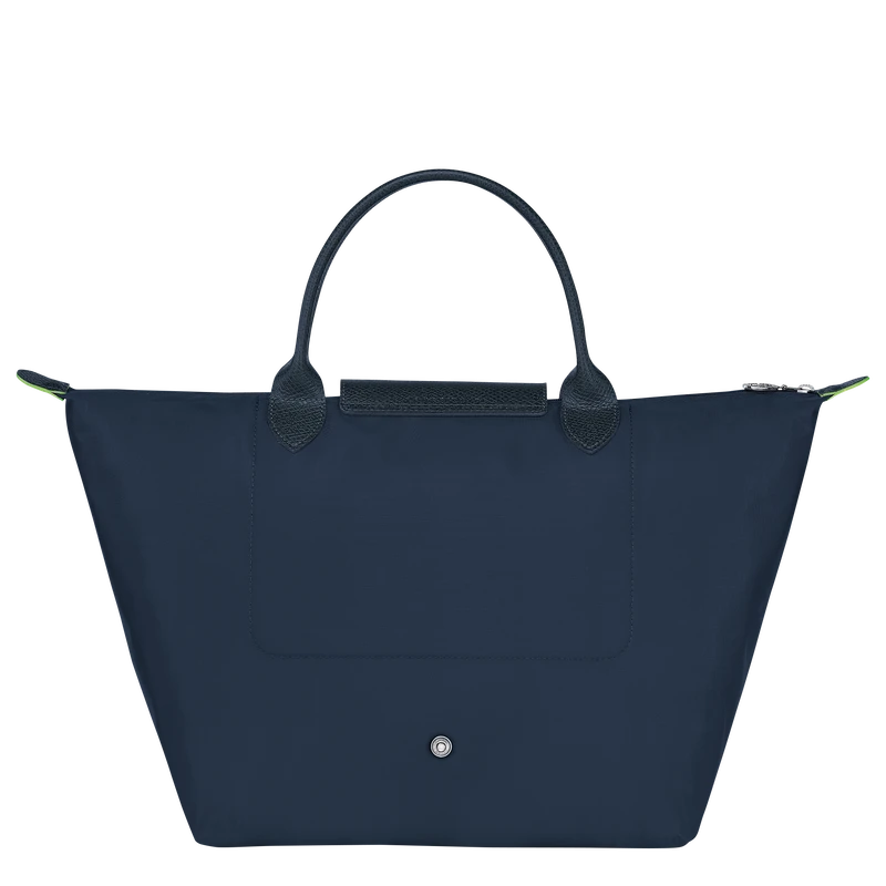Longchamp Le Pliage Green M Handbag Navy - Recycled Canvas 6 Longchamp Le Pliage Green M Handbag Navy - Recycled Canvas - Image 4