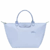 Longchamp Le Pliage Green M Handbag Sky Blue - Recycled Canvas 1 Longchamp Le Pliage Green M Handbag Sky Blue - Recycled Canvas -Longchamp L1623919P79 0