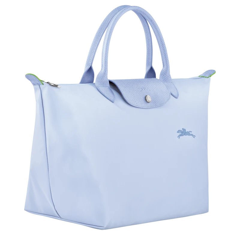 Longchamp Le Pliage Green M Handbag Sky Blue - Recycled Canvas 5 Longchamp Le Pliage Green M Handbag Sky Blue - Recycled Canvas - Image 3