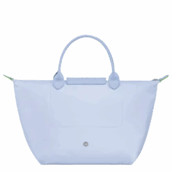 Longchamp Le Pliage Green M Handbag Sky Blue - Recycled Canvas 11 Longchamp Le Pliage Green M Handbag Sky Blue - Recycled Canvas -Longchamp L1623919P79 3