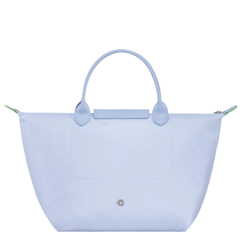 Longchamp Le Pliage Green M Handbag Sky Blue - Recycled Canvas 6 Longchamp Le Pliage Green M Handbag Sky Blue - Recycled Canvas - Image 4