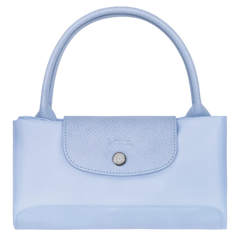 Longchamp Le Pliage Green M Handbag Sky Blue - Recycled Canvas 8 Longchamp Le Pliage Green M Handbag Sky Blue - Recycled Canvas - Image 6