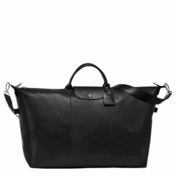 Longchamp Le Foulonné S Travel Bag Black - Leather