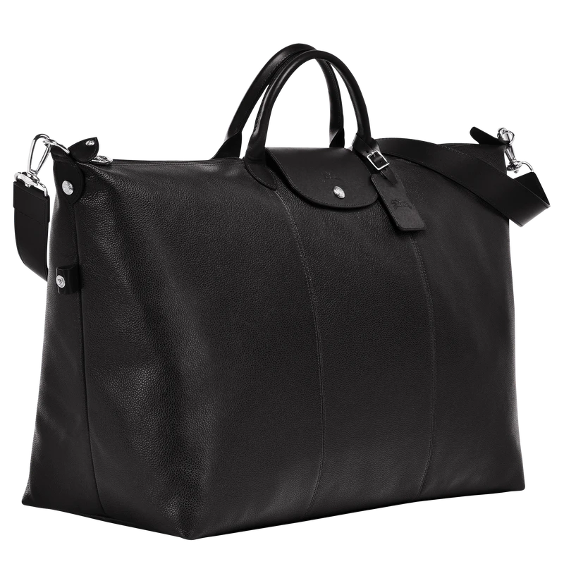 Longchamp Le Foulonné S Travel Bag Black - Leather 5 Longchamp Le Foulonné S Travel Bag Black - Leather - Image 3