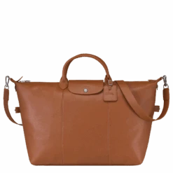 Longchamp Le Foulonné S Travel Bag Caramel - Leather