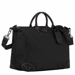 Longchamp Boxford S Travel Bag Black - Canvas -Longchamp L1624080001 2
