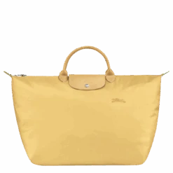 Longchamp Le Pliage Green S Travel Bag Wheat - Recycled Canvas
