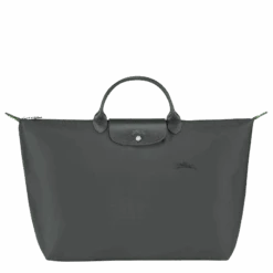 Longchamp Le Pliage Green S Travel Bag Graphite - Recycled Canvas