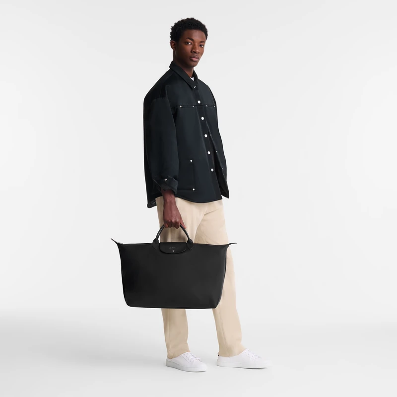 Longchamp Le Pliage Xtra S Travel Bag Black - Leather 3 Longchamp Le Pliage Xtra S Travel Bag Black - Leather - Image 2