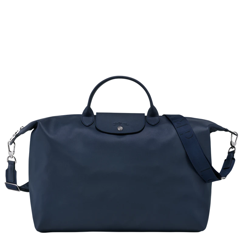 Longchamp Le Pliage Xtra S Travel Bag Navy - Leather 3 Longchamp Le Pliage Xtra S Travel Bag Navy - Leather