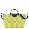 Longchamp Le Pliage Collection S Travel Bag Sky Blue/Yellow - Canvas -Longchamp L1624HDCG71 0