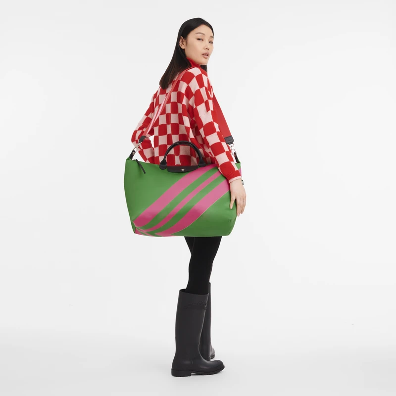 Longchamp Le Pliage Collection S Travel Bag Lawn/Grenadine - Canvas 4 Longchamp Le Pliage Collection S Travel Bag Lawn/Grenadine - Canvas - Image 2