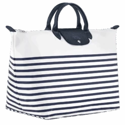 Longchamp Le Pliage Collection S Travel Bag Navy/White - Canvas -Longchamp L1624HDF165 2
