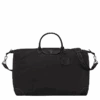 Longchamp Boxford M Travel Bag Black - Canvas