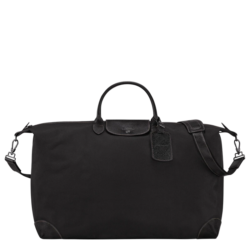 Longchamp Boxford M Travel Bag Black - Canvas 3 Longchamp Boxford M Travel Bag Black - Canvas