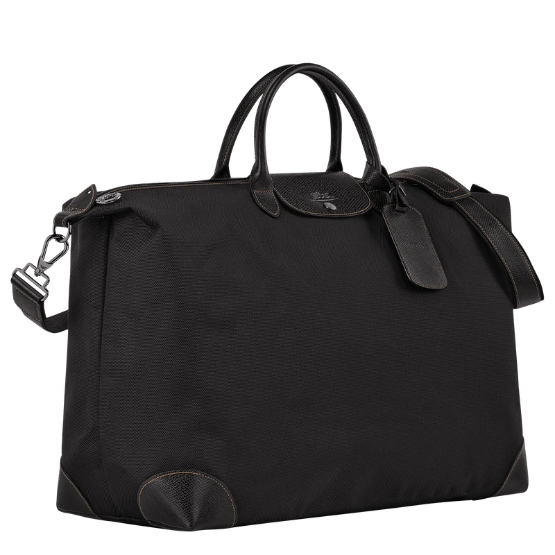 Longchamp Boxford M Travel Bag Black - Canvas 5 Longchamp Boxford M Travel Bag Black - Canvas - Image 3